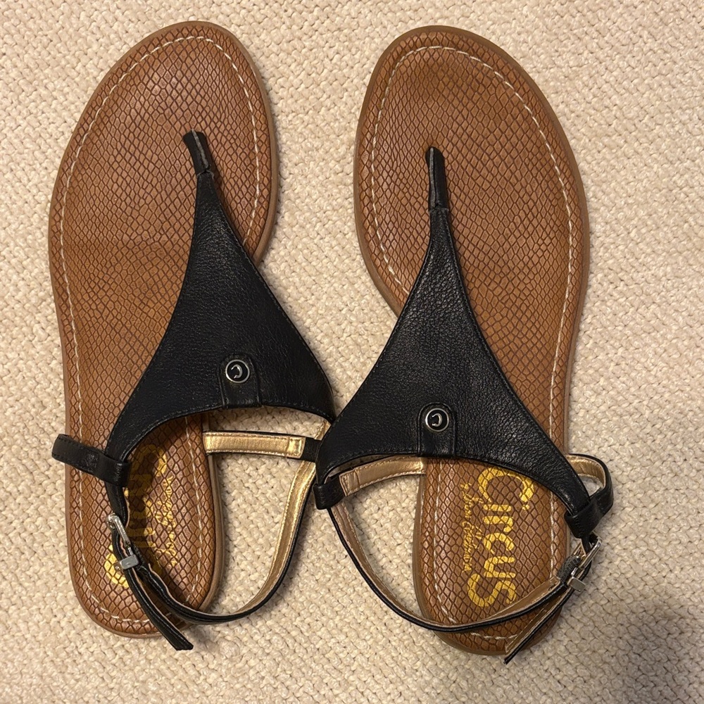 Circus by Sam Edelman Black and Brown Sandals